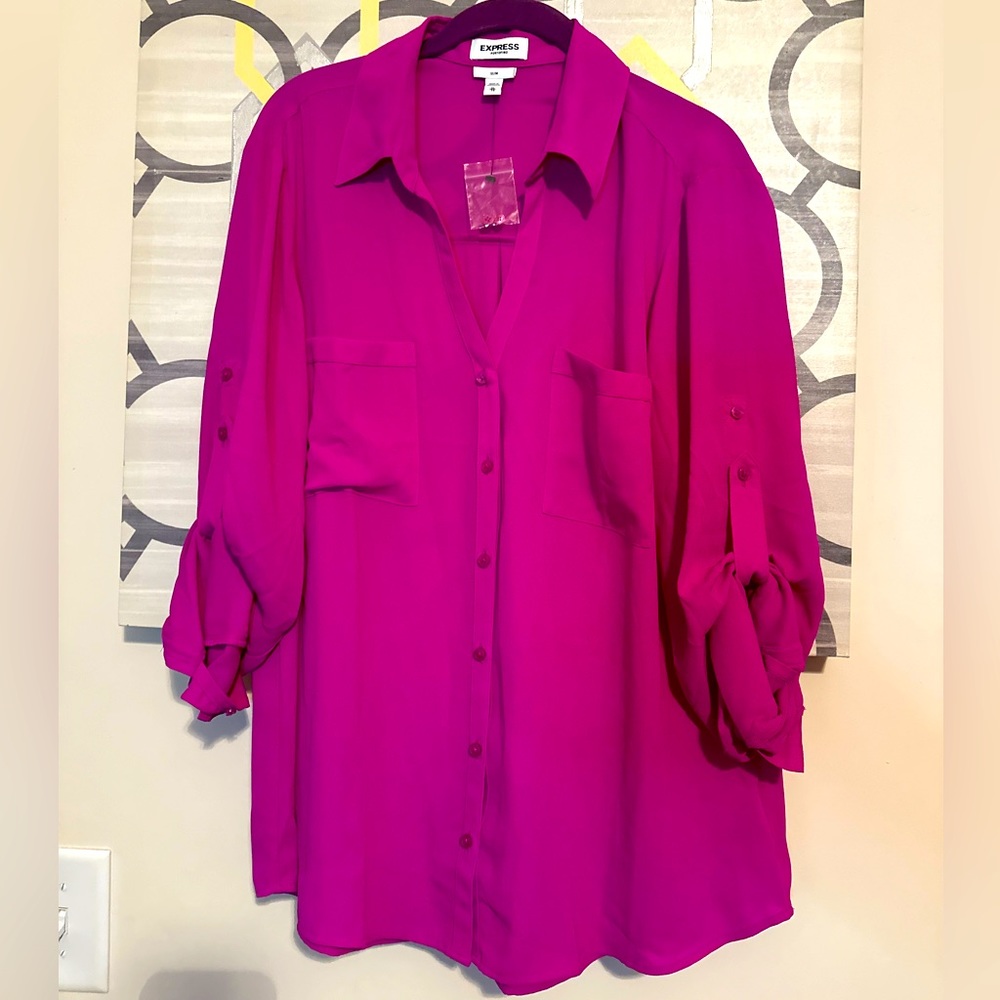 Express Portofino Slim Blouse size : XL (New)